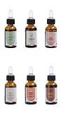 1 Pezzo Bottiglia Olio con Contagocce Profumato 20 cl 6 Fragranze