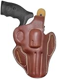 Leather OWB K/L Frame Holster - GP100 Leather Holster - for Rgr GP100 - Smith & Wesson 686 66, 10 19 Classic - Taurus 65 66 - Colt Python, King Cobra Pistols - 357 Magnum 4 inch Barrel Holsters