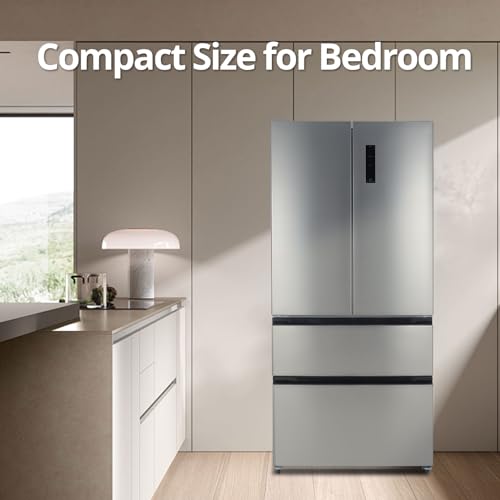 Garveehome 9EEFUJTL5BQCGG4AWCAXDGBDPFA2 French Door Refrigerator, 18.7Cu.Ft Large Capacity, With 6.5Cu.Ft Freezer Capacity, Double Door thumb #5