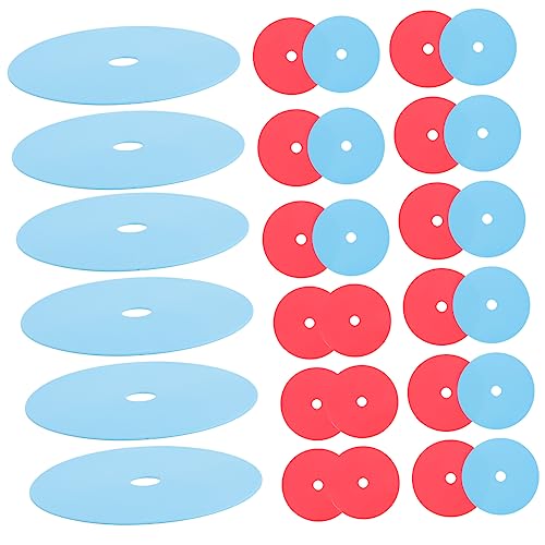 BRIGHTFUFU Training Discs for Football 30pcs Soccer Training Markers Marking Signs for Outdoor Sports Pe Material Easy to Store Use