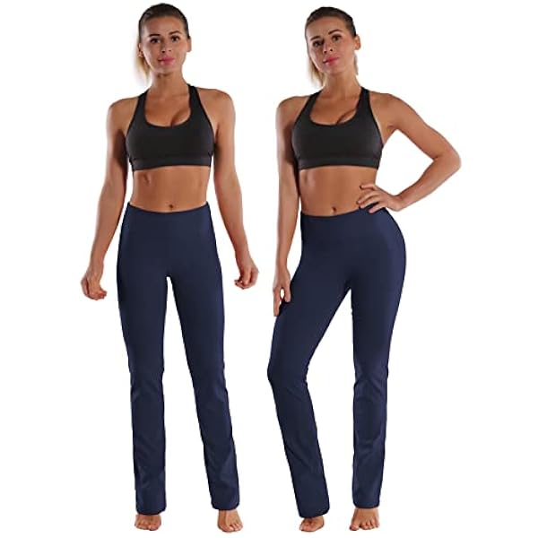 BUBBLELIME 29"/31"/33"/35"/37" 4 estilos de cintura alta pantalones de yoga básicos/fuera bolsillos para control de barriga
