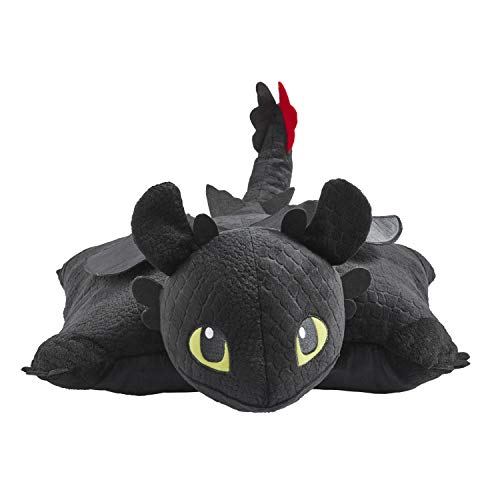 Pillow Pets 01203417L How To Train Your Dragon Toothless Plush - Nbcuniversal 16 Inch Stuffed Animal Toy thumb #2