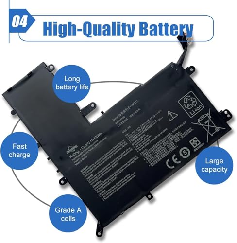 Image of B41N1827 Laptop Battery Replacement for Asus ZenBook Flip 15 UX562 UX562IA