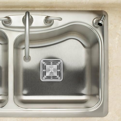 Tapón de fregadero de cocina con amortiguación de ruido y acero inoxidable para triturador 7