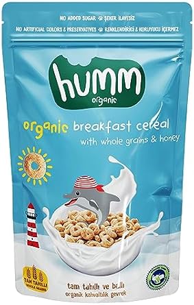 Humm Organic Tam Tah ll  ve Ball  Kahvalt l k Gevrek 6 paketi