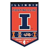 Illinois Fighting Illini Heritage History Banner Pennant