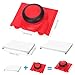 Paint Edger Tool with 2pcs Replacement Pads, Paint Edger Trimmer Paint Pad Applicator for Wall and Ceilings Corner Edges Painter Trim Painting Supplies