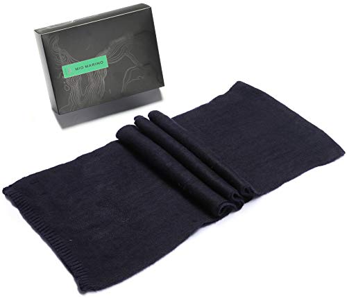 Marino Avenue MSK148-1-NBK Mio Marino Mens Premium Winter Scarf, Soft Knit Scarves thumb #2