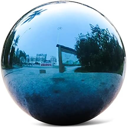 SUCREVING Stainless Steel Blue Gazing Mirror Ball,6inch