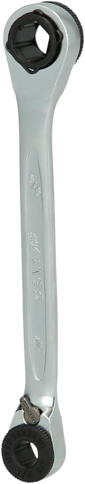 KS Tools 503.4679 GEARplus mini reversible ratcheting spanner, 1/4"x5/16"