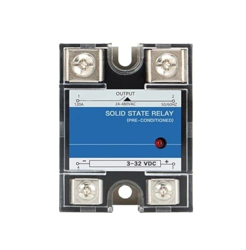Relais à semi-conducteurs SSR-120DA statique monophasé pour commande de puissance