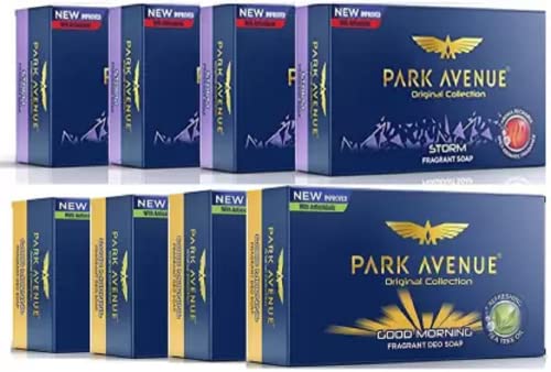 Image of PARK AVENUE GOOD MORNING & STORM Fragrant Soap 125g X 8 (8 x 125 g)