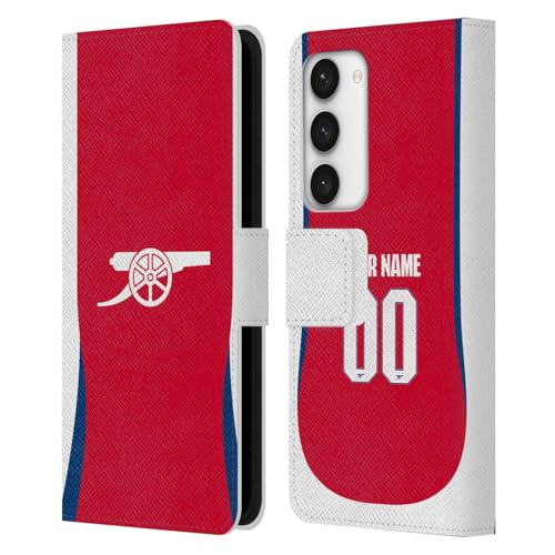 Coque Samsung S23 5G Arsenal FC en cuir portefeuille personnalisable