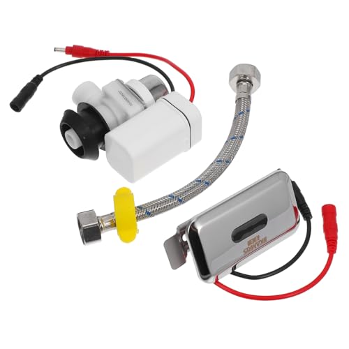 FUTUREORYY Válvula Automática para Urinarios con Sensor Inteligente Kit de Descarga sin Contacto Instalación Rápida con Interfaz Dc Diseño Moderno y Ahorro de Agua para Uso Comercial