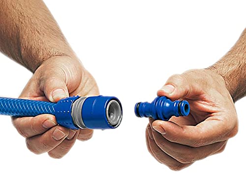 Tatay Two-Way Male Coupling Hose Connector, Blue, Universal - Image 2