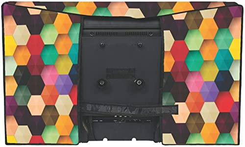 Image of WACKY 32 Inch Smart LED TV Cover PVC Waterproof Printed With Transparent Polythene Layer Compatible for Sony, Mi, Kodak Smart LED TV