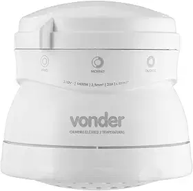 Ducha 3t 4400w/220v Branca Vonder