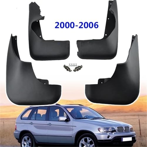 Garde-boue BMW X5 E53 kit bavettes de protection avant arrière