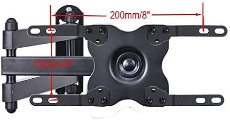 VideoSecu TV Wall Mount Monitor Bracket with Full Motion Articulating Tilt Arm 15 Extension for Most 27 30 32 35 37 39 40 LCD LED TVs with VESA 200x200 ML14B WS2