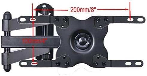 VideoSecu TV Wall Mount Monitor Bracket with Full Motion Articulating Tilt Arm 15 Extension for Most 27 30 32 35 37 39 40 LCD LED TVs with VESA 200x200 ML14B WS2