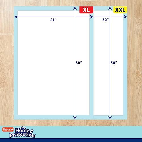 Hartz Home Protection Mountain Fresh Scented Dog Pads, XXL 20 Count, Super Absorbent & Won't Leak, Odor Eliminating