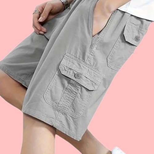 Image of Amazon Brand - INKAST Men Casual Cotton Shorts with Multiple Pockets Comfortable Breathable Fabric Stylish & Durable Design