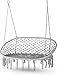 Outtec® XXL Hängesessel Outdoor - bis 200 kg, Hängeschaukel Zweir Personen - 2-Sitzer Sessel zum Aufhängen - Hängekorb, Gartenschaukel, Schaukel für Garten, Terrasse, Balkon - Boho