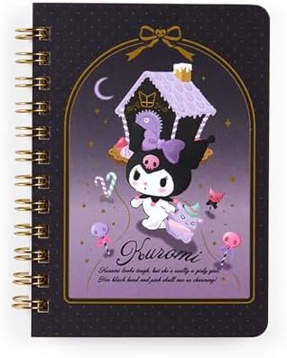（21:30時点） サンリオ(SANRIO) B7リングノート クロミ クロミちゃん kuromi 12.8×10×1.5cm キャラクター 091669