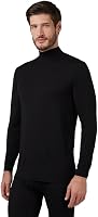 32 Degrees Men's Lightweight Thermal Baselayer Mock Neck Long Sleeve Top - Warmth Without Bulk for Winter Layering