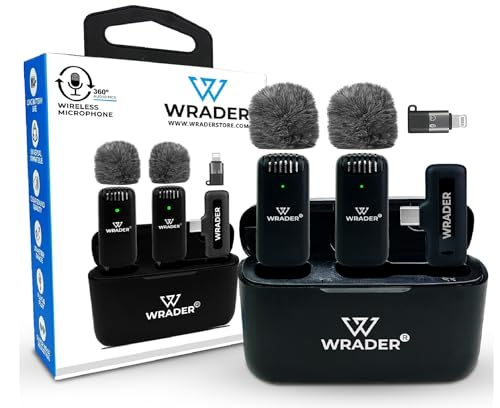 Collar Microphones with Noise Cancellation Fur, Mobile Video Reco...