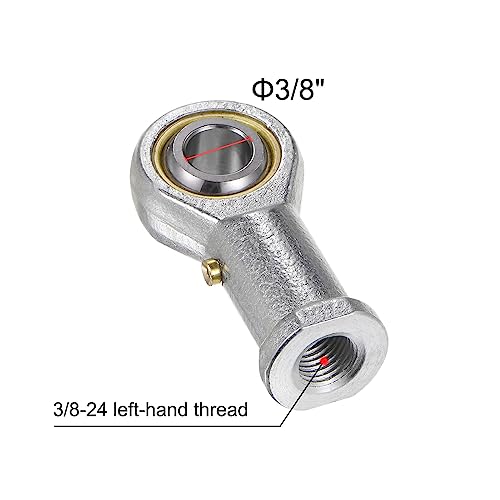 Uxcell A23042300UX0418 Phsb6 Female Rod End Bearing 3/8 Inch Bore And 3/8-24 Left Hand Thread thumb #2