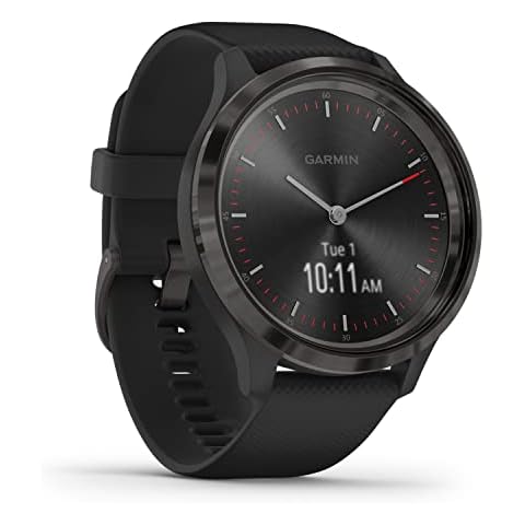 Garmin vívomove 3 - stilvolle Hybrid-Smartwatch mit analogen Zeigern & OLED-Display Cover