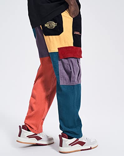 MFCT Streetwear Patchwork Cargo 90s Pants for Men4