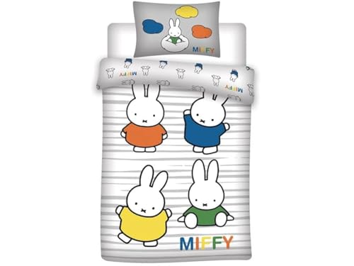 Miffy Minnie Mouse 8976 Housse de couette + taie d'oreiller pour bébé
