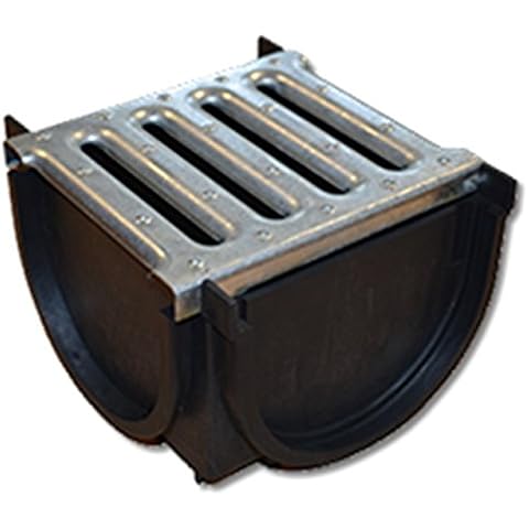 STOCKSALE GALVANISED Grating Drain Channel Drainage QUADBOX Corner Bend X 1 Cover