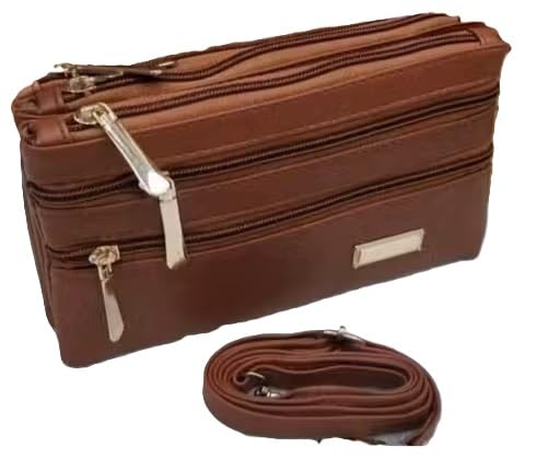 Casual Modern Women’s Clutch with Sling Bag Design Tan-image-0