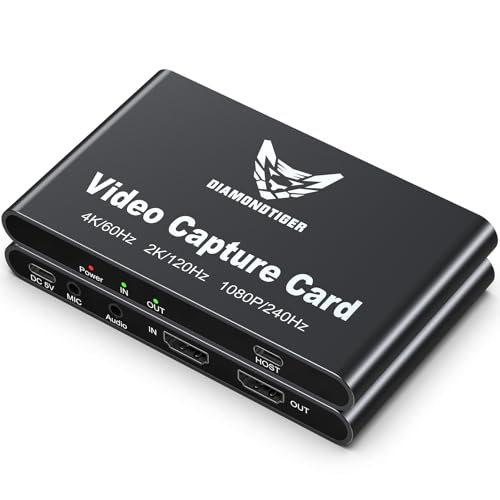 HDMI Capture Card for Streaming and Recording
