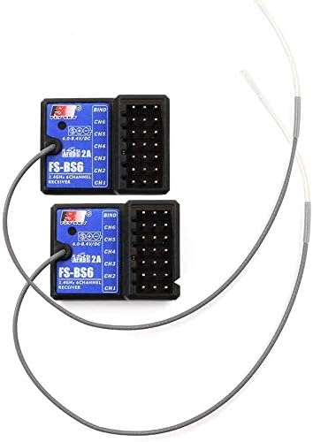 Flysky FS BS6 Receiver 2.4Ghz 6CH (2PCS) for FS-GT5/FS-i6 Transmitters