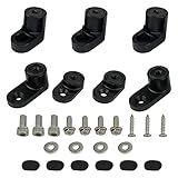 Qnbes Rear Wing Spoiler Riser Extender Kit Black Bolt-on Type Fit for Ford Focus ST 4Dr Hatchback...