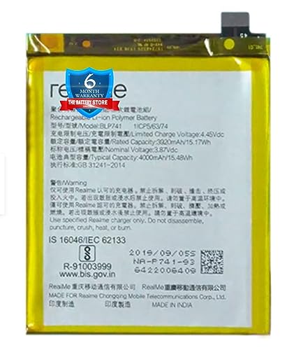 Image of Original BLP741 Battery for Realme XT /Realme X2 RMX1921 RMX1992, RMX1993, RMX1991 Battery with 6 Month Warranty ****(F000279)