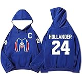 Sudadera New York Admirals “Hunter 21” | Inspirado En La Saga Game Changers, para Fans De Hockey Romance (66,S)