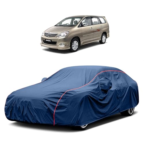 Image of Heavy-Duty Car Cover for Compatible with Toyota Innova (2013-2025 All Models) Deluxe Car Protection Cover ? Waterproof & UV-Resistant All-Season Exterior Protection