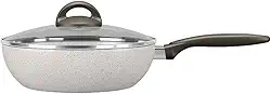Brinox - Wok com Tampa 28Cm 4,1L Ceramic Life Suprema - Vanilla