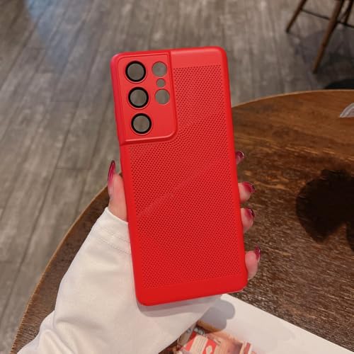 Coque respirante Samsung S23 Plus housse de refroidissement pour le jeu vidéo rouge