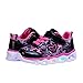 AkkPeiex Kids Led Shoes Toddler Girls Fashion Light Up Sneaker(Multi/Black,9)