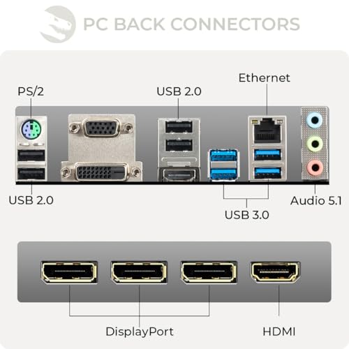 PC Gaming Advanced Tower ATX • AMD Ryzen 9 5900X • RTX4060 • 16Gb RAM • 1Tb SSD M.2 • Windows 11 - PC Desktop - Immagine 3