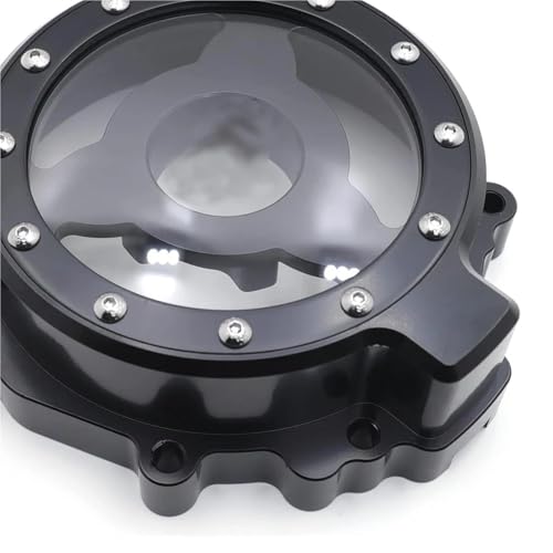 Carter cache stator CNC transparent premium pour moto de course Ninja ZX6R