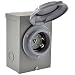 Conntek 80571-GYBX Temporary Power Inlet Box, Grey