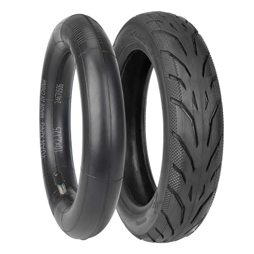 Prodrocam 10 x 2,125 Reifen Tubeless mit Schlauch für Ninebot F20 F25 F30 F40 Scooter, 10 Zoll Ersatzreifen Yuanxing (1 Set: Tubeless+Schlauch)