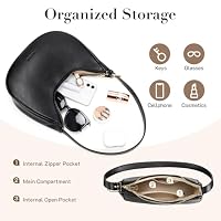 Missnine Shoulder Bag Purses for Women Small Handbags, Black — image 4